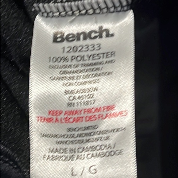 Bench Men's Jacket Size L Black - Picture 10 of 16